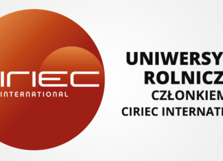 Uniwersytet Rolniczy im. Hugona Kołłątaja w Krakowie został przyjęty jednogłośnie w poczet członków CIRIEC International