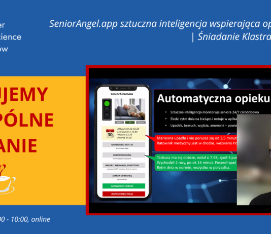 SeniorAngel.app sztuczna inteligencja wspierająca opiekę nad seniorami | Podsumowanie Śniadania
