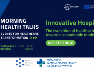 Innowacyjny Szpital – nowe kierunki dla zrównoważonej opieki zdrowotnej. Dołącz do EIT Health Morning Health Talks
