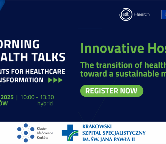 Innowacyjny Szpital – nowe kierunki dla zrównoważonej opieki zdrowotnej. Dołącz do EIT Health Morning Health Talks