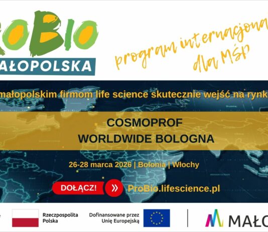 Cosmoprof Worldwide Bologna 2026 – skorzystaj z finansowania w ramach projektu ProBioMałopolska