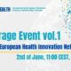 Clusters4Health Brokerage Event vol.1 – Dostęp do Europejskich Sieci Innowacji w Ochronie Zdrowia