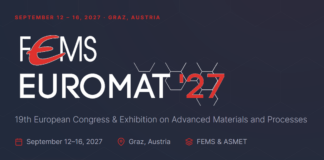 EUROMAT 2027 – europejskie spotkanie nauki i przemysłu materiałowego.