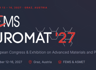 EUROMAT 2027 – europejskie spotkanie nauki i przemysłu materiałowego.