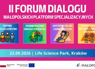 II Forum Dialogu Małopolskich Platform Specjalizacyjnych – Współtworzymy rozwiązania dla innowacyjnej Małopolski